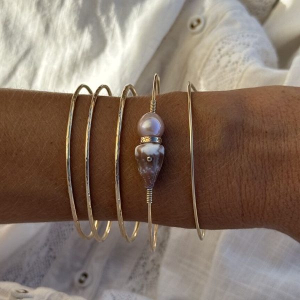 Bracelet Signature 22 | Maison Janines - Bijoux or à l’âme insulaire