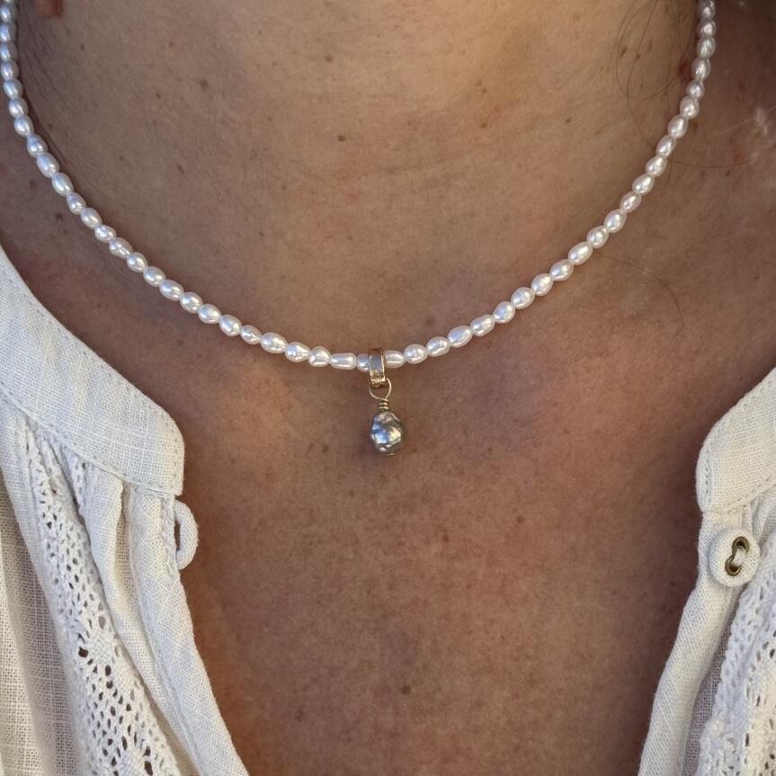 Collier signature 04 | Maison Janines - Bijoux or à l’âme insulaire