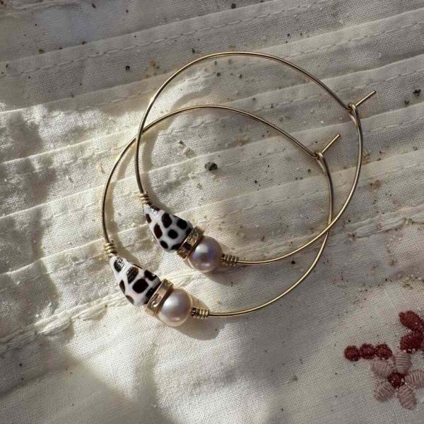 Boucles 01 | Maison Janines - Bijoux or à l’âme insulaire
