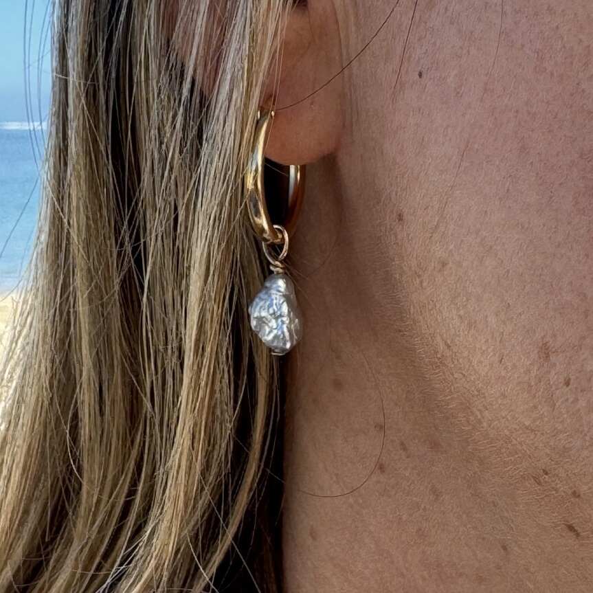 Boucles 03 | Maison Janines - Bijoux or à l’âme insulaire