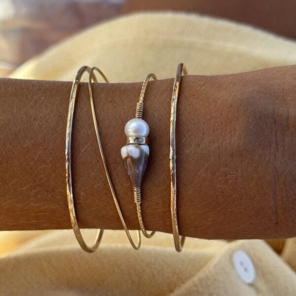 Bracelet Signature 58 | Maison Janines - Bijoux or à l’âme insulaire