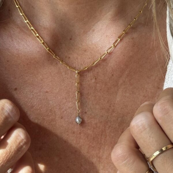 Collier Keshi | Maison Janines - Bijoux or à l’âme insulaire