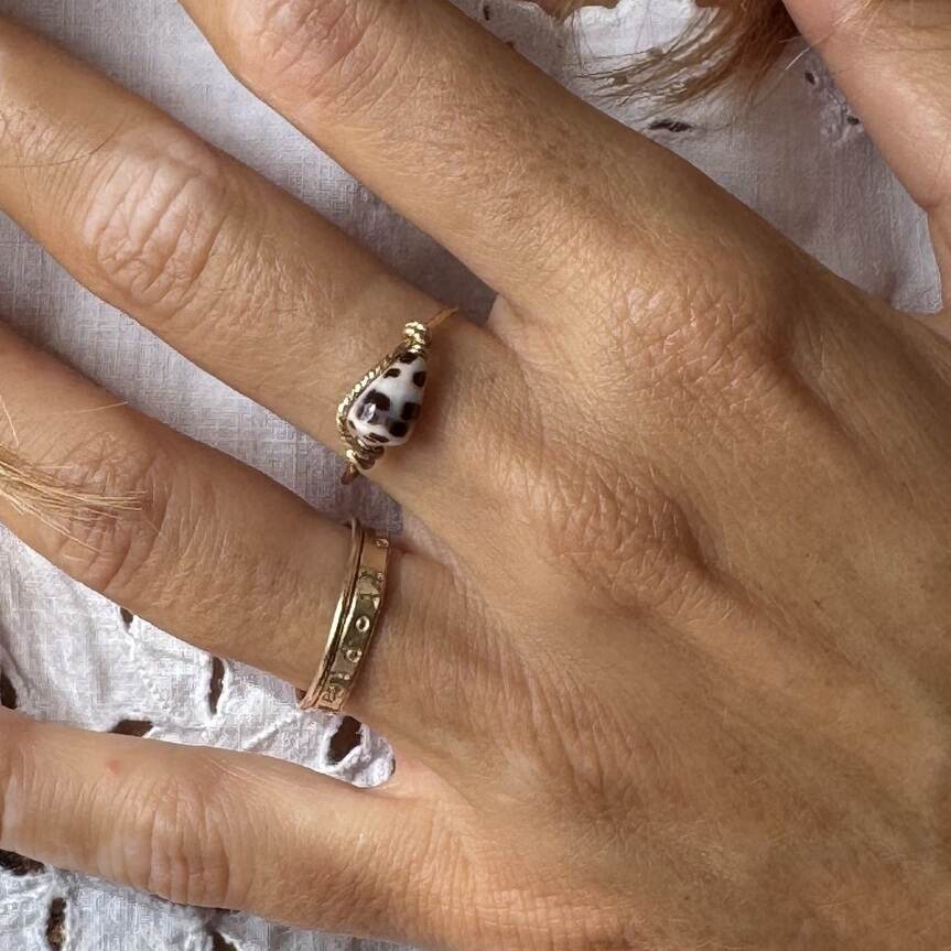 Bague 01 | Maison Janines - Bijoux or à l’âme insulaire