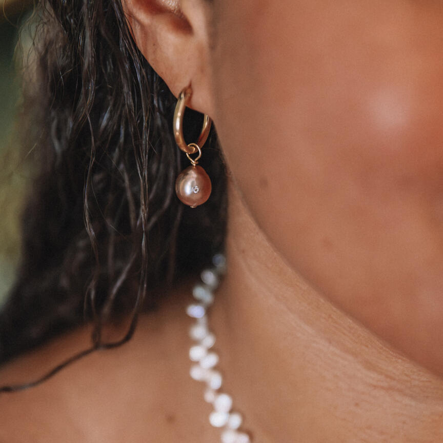 Boucles 11 | Maison Janines - Bijoux or à l’âme insulaire