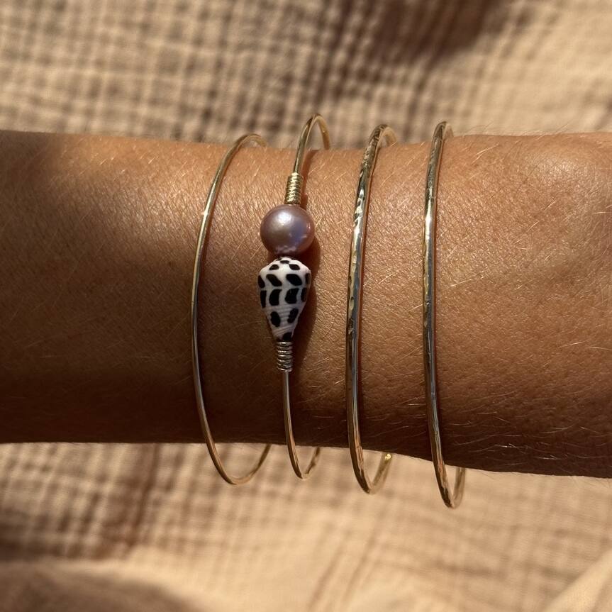 Bracelet Signature 95 | Maison Janines - Bijoux or à l’âme insulaire