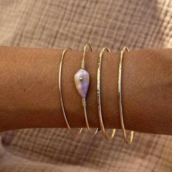 Bracelet Signature 96 | Maison Janines - Bijoux or à l’âme insulaire