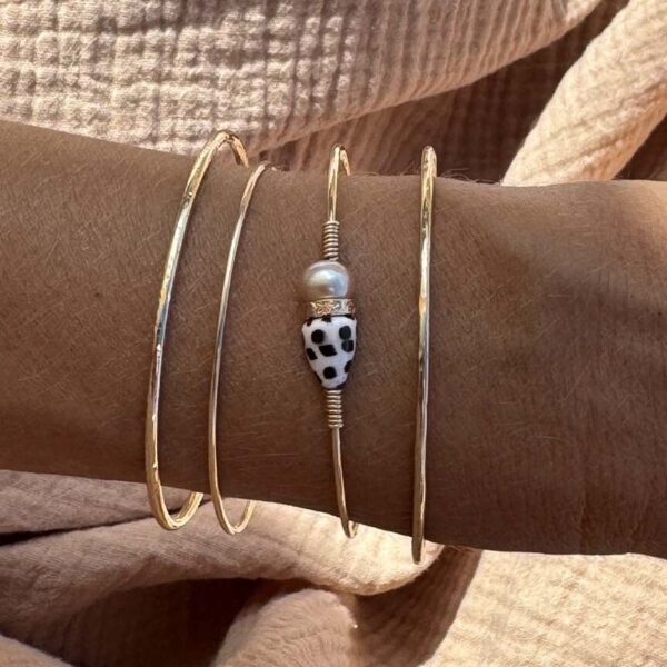 Bracelet Signature 84 | Maison Janines - Bijoux or à l’âme insulaire