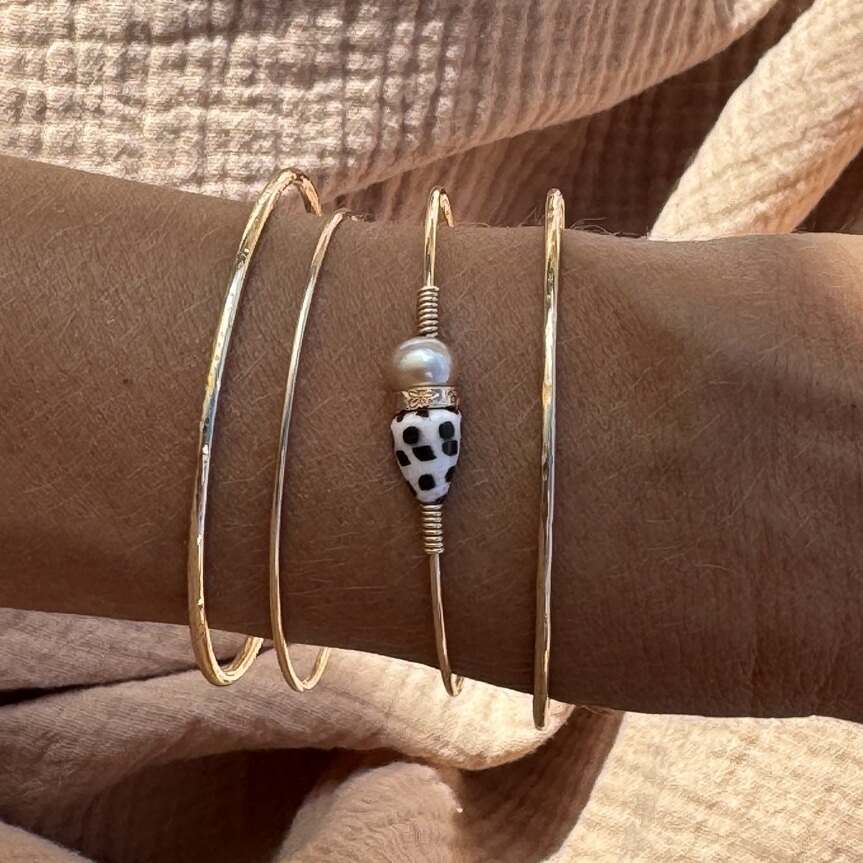 Bracelet Signature 84 | Maison Janines - Bijoux or à l’âme insulaire