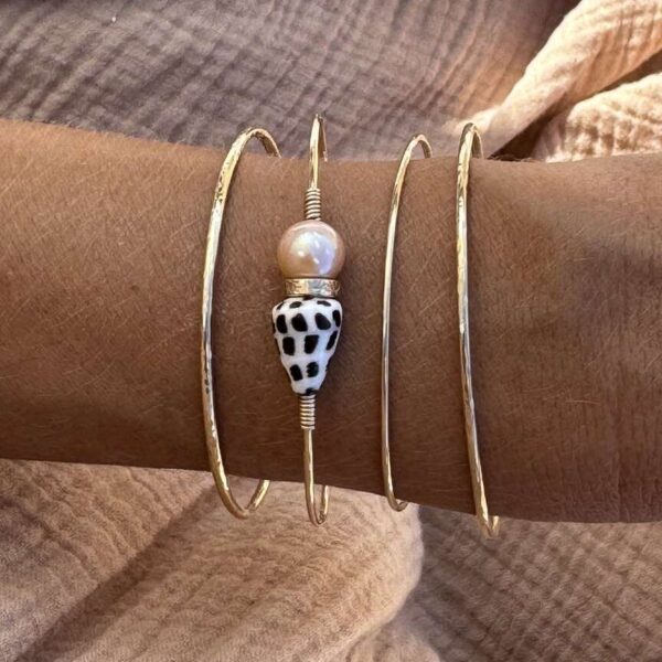 Bracelet Signature 78 | Maison Janines - Bijoux or à l’âme insulaire