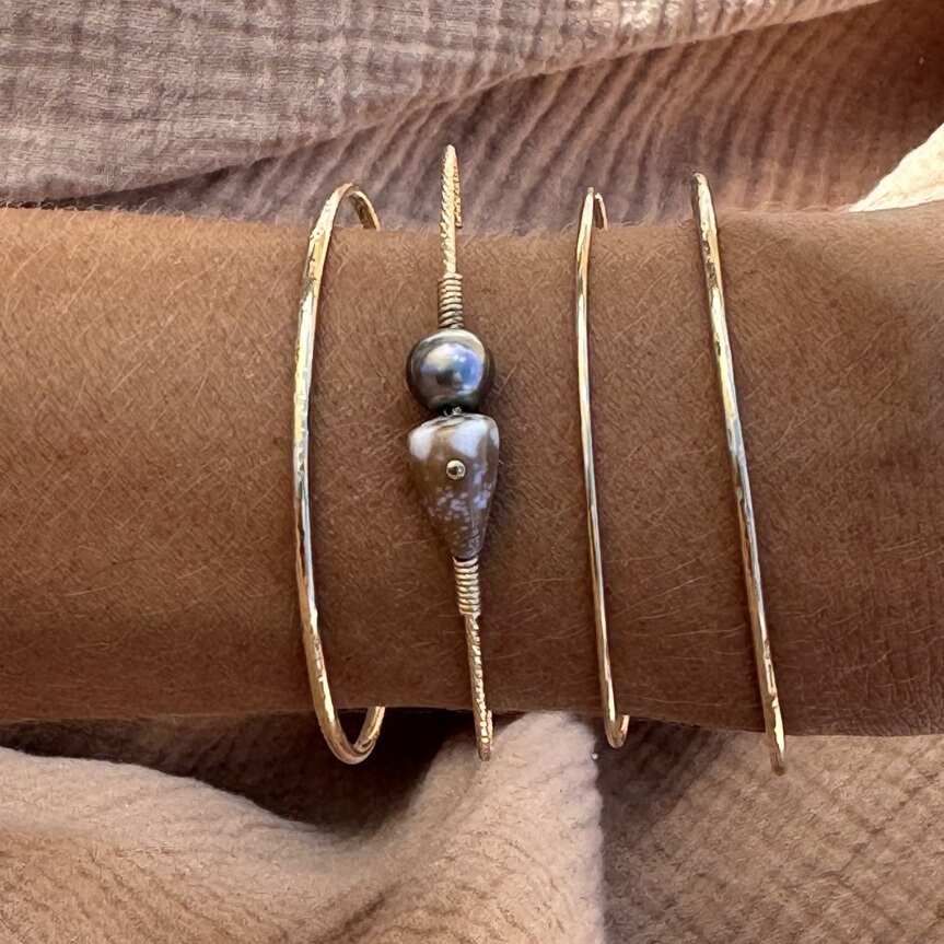 BRACELET PACIFICO 74 | Bijoux or à l’âme insulaire