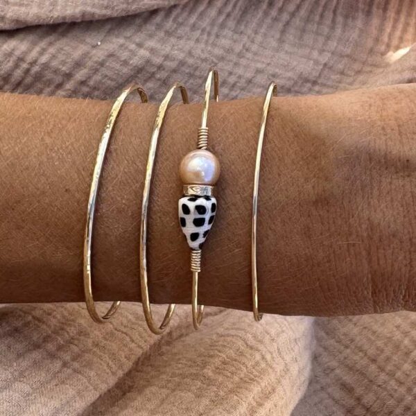 Bracelet Signature 76 | Maison Janines - Bijoux or à l’âme insulaire