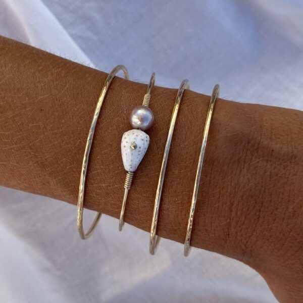 Bracelet Signature 87 | Maison Janines - Bijoux or à l’âme insulaire