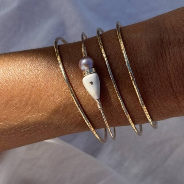 Bracelet Signature 98 | Maison Janines - Bijoux or à l’âme insulaire